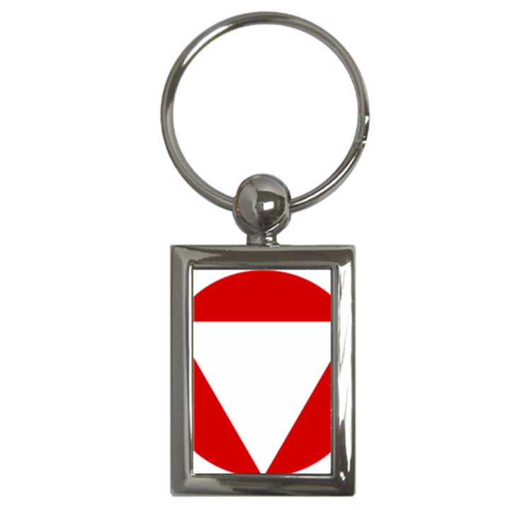 Roundel of Austrian Air Force  Key Chains (Rectangle) 
