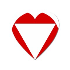 Roundel Of Austrian Air Force  Heart Magnet by abbeyz71