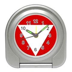 Roundel Of Austrian Air Force  Travel Alarm Clocks by abbeyz71