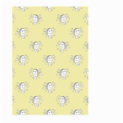 Cute Kids Drawing Motif Pattern Large Garden Flag (two Sides) by dflcprints