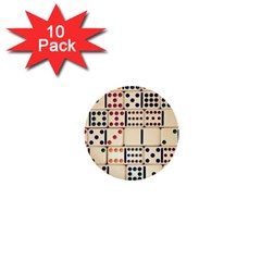 Old Domino Stones 1  Mini Buttons (10 pack) 