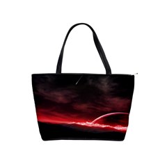 Outer Space Red Stars Star Shoulder Handbags by Sapixe