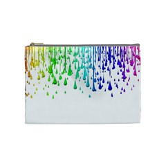 Paint Drops Artistic Cosmetic Bag (medium) 