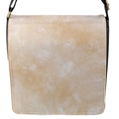 Pattern Background Beige Cream Flap Messenger Bag (s)