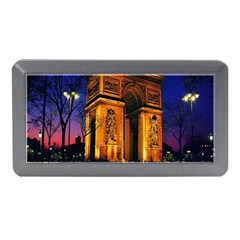 Paris Cityscapes Lights Multicolor France Memory Card Reader (mini)