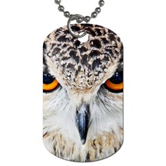 Owl Face Dog Tag (one Side)