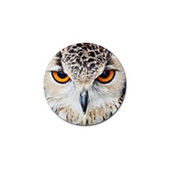 Owl Face Golf Ball Marker by Sapixe