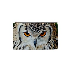 Owl Face Cosmetic Bag (small)  by Sapixe