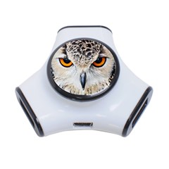 Owl Face 3-port Usb Hub by Sapixe