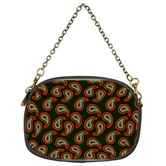 Pattern Abstract Paisley Swirls Chain Purses (one Side)  by Sapixe