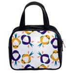 Pattern Circular Birds Classic Handbags (2 Sides) Front