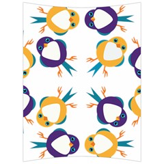 Pattern Circular Birds Back Support Cushion by Sapixe