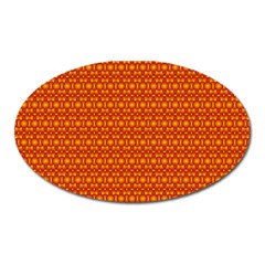 Pattern Creative Background Oval Magnet