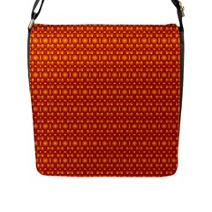 Pattern Creative Background Flap Messenger Bag (L) 