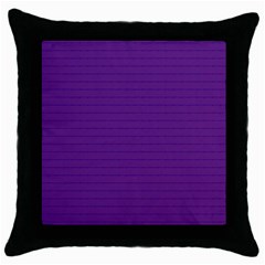 Pattern Violet Purple Background Throw Pillow Case (Black)