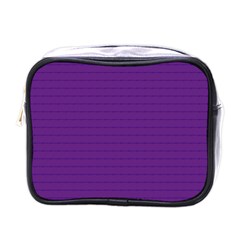 Pattern Violet Purple Background Mini Toiletries Bags