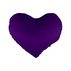 Pattern Violet Purple Background Standard 16  Premium Flano Heart Shape Cushions
