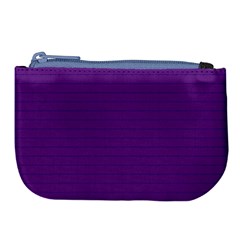 Pattern Violet Purple Background Large Coin Purse