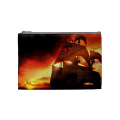 Pirate Ship Caribbean Cosmetic Bag (medium) 