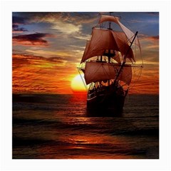 Pirate Ship Medium Glasses Cloth by Sapixe