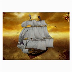 Pirate Ship Large Glasses Cloth