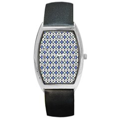 Blue Jess Barrel Style Metal Watch by jumpercat