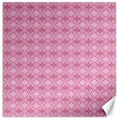 Pattern Pink Grid Pattern Canvas 20  X 20  