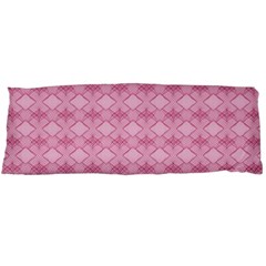 Pattern Pink Grid Pattern Body Pillow Case (dakimakura)