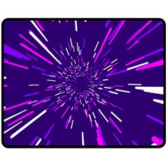 Space Trip 2 Fleece Blanket (medium)  by jumpercat