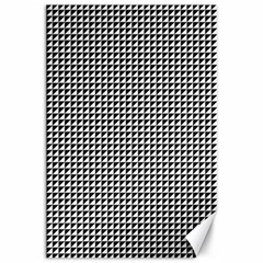 Triangulate Black And White Canvas 20  X 30   by jumpercat