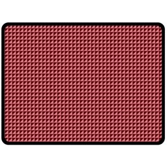 Red Triangulate Fleece Blanket (large)  by jumpercat