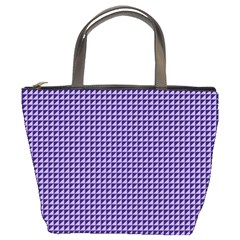 Purple Triangulate Bucket Bags by jumpercat