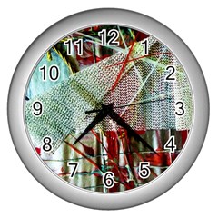 Hidden Strings Of Urity 10 Wall Clocks (silver)  by bestdesignintheworld