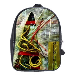 Hidden Strings Of Purity 15 School Bag (large) by bestdesignintheworld