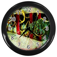 Hidden Strings Of Purity 13 Wall Clocks (black) by bestdesignintheworld