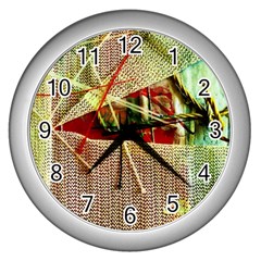 Hidden Strings Of Purity 12 Wall Clocks (silver)  by bestdesignintheworld