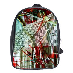 Hidden Strings Of Urity 10 School Bag (large) by bestdesignintheworld