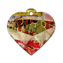 Hidden Strings Of Purity 4 Dog Tag Heart (two Sides) by bestdesignintheworld