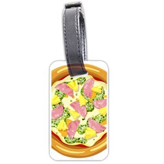 Pizza Clip Art Luggage Tags (one Side)  by Sapixe