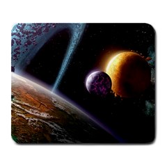 Planets In Space Large Mousepads