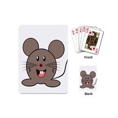 Raton Mouse Christmas Xmas Stuffed Animal Playing Cards (mini) 