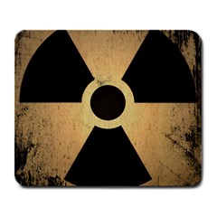 Radioactive Warning Signs Hazard Large Mousepads by Sapixe