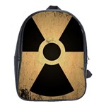 Radioactive Warning Signs Hazard School Bag (XL) Front