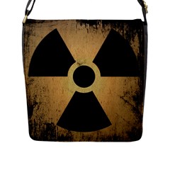 Radioactive Warning Signs Hazard Flap Messenger Bag (l) 
