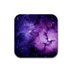 Purple Space Rubber Coaster (square)  by Sapixe