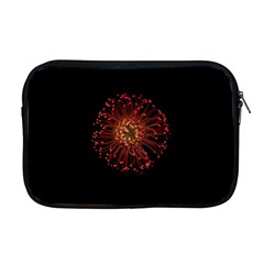 Red Flower Blooming In The Dark Apple Macbook Pro 17  Zipper Case