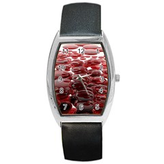 Red Lentils Barrel Style Metal Watch