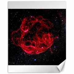 Red Nebulae Stella Canvas 11  X 14  