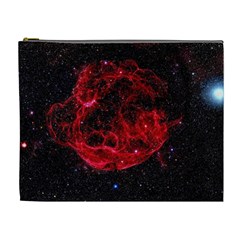 Red Nebulae Stella Cosmetic Bag (xl)