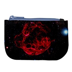 Red Nebulae Stella Large Coin Purse by Sapixe